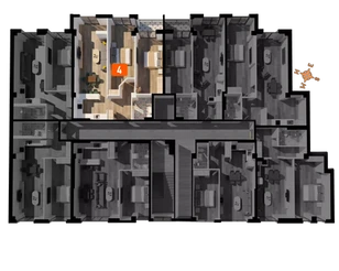 Բնակարան 03 - вид справа